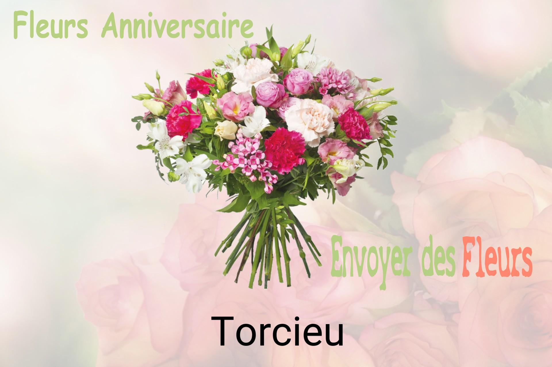 Bouquet de fleurs d’anniversaire livré à Torcieu